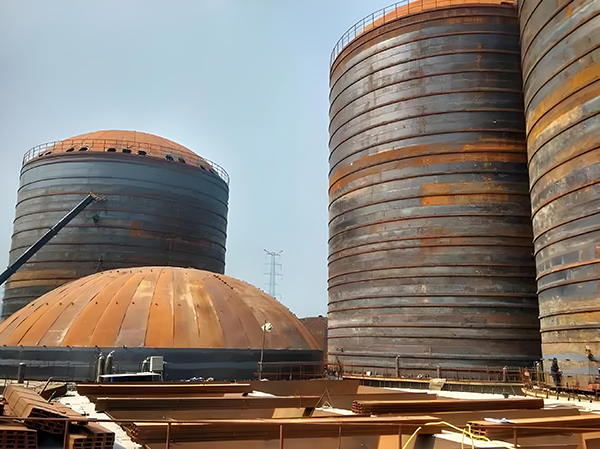 墨玉焦粉钢板仓